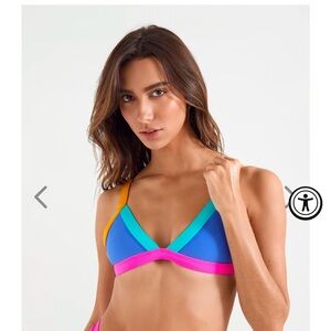 Brand new with tags. Oneone swim top Kameron in color Bondi. Size medium